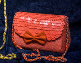 Ruche & Hues Angel Glow Baguette Orange - Handmade