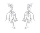 Diamond spray earrings