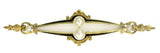 French antique Victorian bar brooch