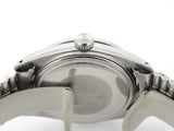Pre Owned Mens Rolex Stainless Steel Datejust Diamond White MOP 1603