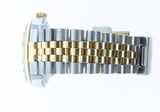 Pre Owned Mens Rolex Two-Tone Datejust with a White Roman Dial 16233