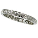 Platinum eternity band from the 50s