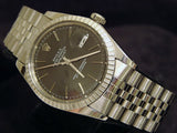 Pre Owned Mens Rolex Stainless Steel Datejust with a Slate Dial 16030