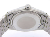 Pre Owned Mens Rolex Stainless Steel Datejust with a Black Diamond Dial 1601