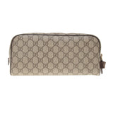 Gucci 211125 Beige/Ebony GG Supreme Canvas Toiletry Case