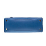 Prada Cobalt Saffiano Lux Handbag