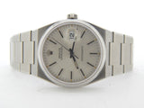 Pre Owned Mens Rolex Stainless Steel Oysterquartz Datejust with Silver Dial 1700