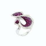 Pink Ribbon Diamond Ring