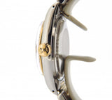 Pre Owned Mens Rolex Two-Tone Datejust with a Gold Champagne Dial 16013