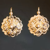 Red gold Victorian earrings