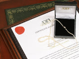 Antique diamond clasp pearl necklace