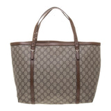 Gucci 309613 Beige/Ebony GG Supreme Canvas Tote Bag
