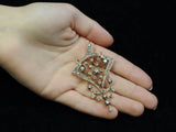 Late Victorian Russian diamond pendant