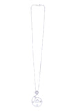 Diamond spiral necklace