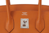 Pre-Owned Hermès Orange Epsom Birkin 35