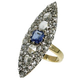 Marquise diamond engagement ring