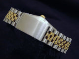 Pre Owned Mens Rolex Two-Tone Datejust with a Gold Linen Dial 16013