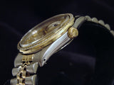 Pre Owned Mens Rolex Two-Tone Datejust Diamond Champagne 16013