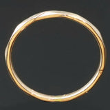 Romantic Victorian gold wedding band