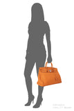 Pre-Owned Hermès Orange Taurillon Clemence Birkin 40