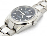 Pre Owned Mens Rolex Stainless Steel Datejust with a Black Dial 116200