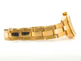PRE OWNED LADIES ROLEX YELLOW GOLD OYSTER PERPETUAL WITH A WHITE ROMAN DIAL 6718