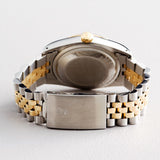 Pre Owned Mens Rolex Two-Tone Datejust with a Gold Tapestry Dial 16233