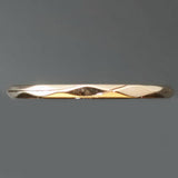 Romantic Victorian gold wedding band