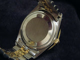 Pre Owned Mens Rolex Two-Tone Datejust Diamond Champagne 16013