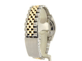 Pre Owned Mens Rolex Two-Tone Datejust with a Black Dial 16013