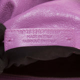 Balenciaga Light Purple Lambskin Classic City Motorcycle Handbag with Shoulder S