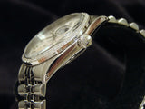 Pre Owned Mens Rolex Stainless Steel Datejust White MOP Diamond 16030