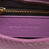 Balenciaga 309544 Light Purple Lambskin Gold Giant 12 Mini City Motorcycle Handb