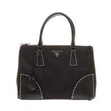 Prada Black Nylon / Saffiano Leather Handbag