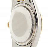 Pre Owned Mens Rolex Two-Tone Datejust with a Blue Dial 16013