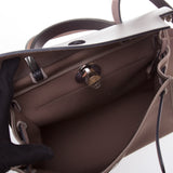 Hermes Etoupe Herbag Zip 31cm (T Stamp)