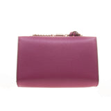 Gucci 387612 Purple Bamboo Daily Leather Chain Bag