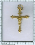 Early 19th Century French gold crucifix