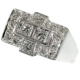 Art Deco style diamond ring from the 50s