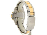 PRE OWNED MENS ROLEX TWO-TONE GMT-MASTER II ROOT BEER WITH A BROWN DIAL 16713