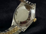 Pre Owned Mens Rolex Two-Tone Diamond Datejust with a Silver Dial 16013