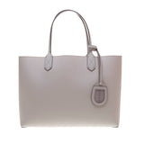 Gucci 368568 Beige Leather / Ebony GG Supreme Canvas Reversible Large Tote Bag