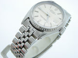 Pre Owned Mens Rolex Stainless Steel Datejust with a Silver Dial 1603