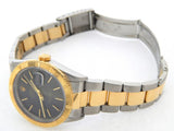 Pre Owned Mens Rolex Two-Tone Datejust with a Black Dial 16263