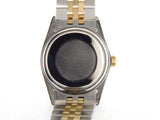 Pre Owned Mens Rolex Two-Tone Datejust with a White Roman Dial 16013