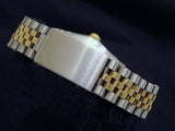 Pre Owned Mens Rolex Two-Tone Datejust with a Gold Diamond Dial 16013