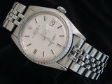 Pre Owned Mens Rolex Stainless Steel Datejust with a Silver Dial 1603