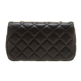 Chanel A94385 Black Lambskin Quilted with CC Logo Chain Bag