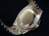 Pre Owned Mens Rolex Stainless Steel Datejust Silver Diamond 16030