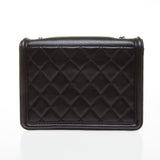 Chanel Black Lambskin Boy Brick Crossbody Bag